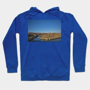 January sunshine at Seaton Sluice Hoodie